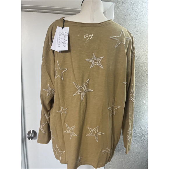 X-Large NWTWomen’s Blouse Distressed Embroidered Kyla Seo - Picture 1 of 10